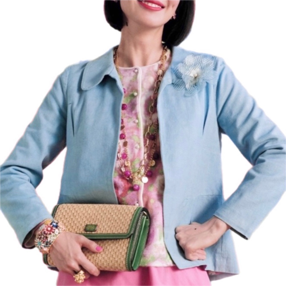 Frances Valentine Light Blue Blazer